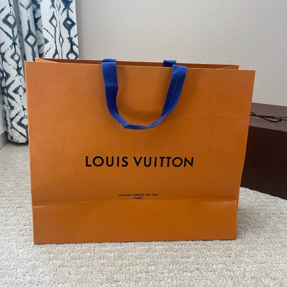 Authentic Louis Vuitton Orange and Blue shopping bag 💙🧡 - Picture 2 of 6